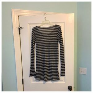 Threads 4 Thought gray striped tunic